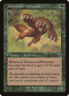 Deepwood Wolverine [Mercadian Masques]-1