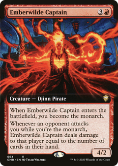 Emberwilde Captain (Extended Art) [Commander Legends]-1