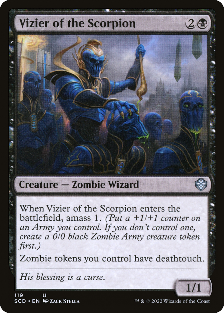 Vizier of the Scorpion (SCD-119) - Starter Commander Decks-1