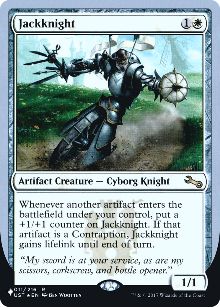 Jackknight (Unfinity Foil Edition) [The List]-1
