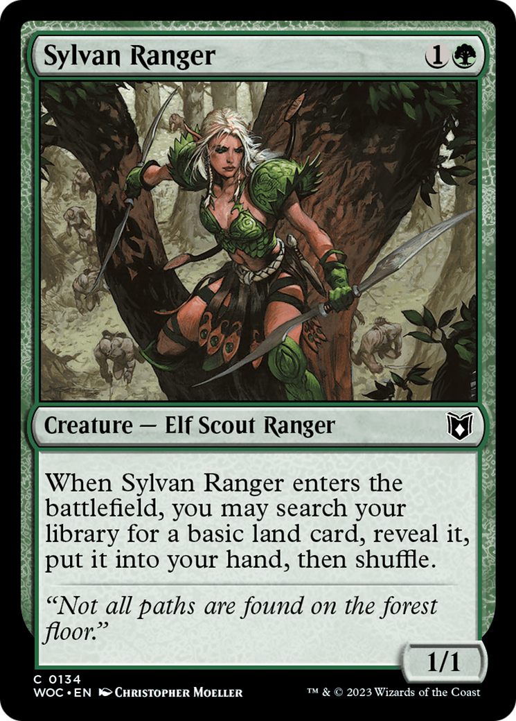Sylvan Ranger [Wilds of Eldraine Commander]-1