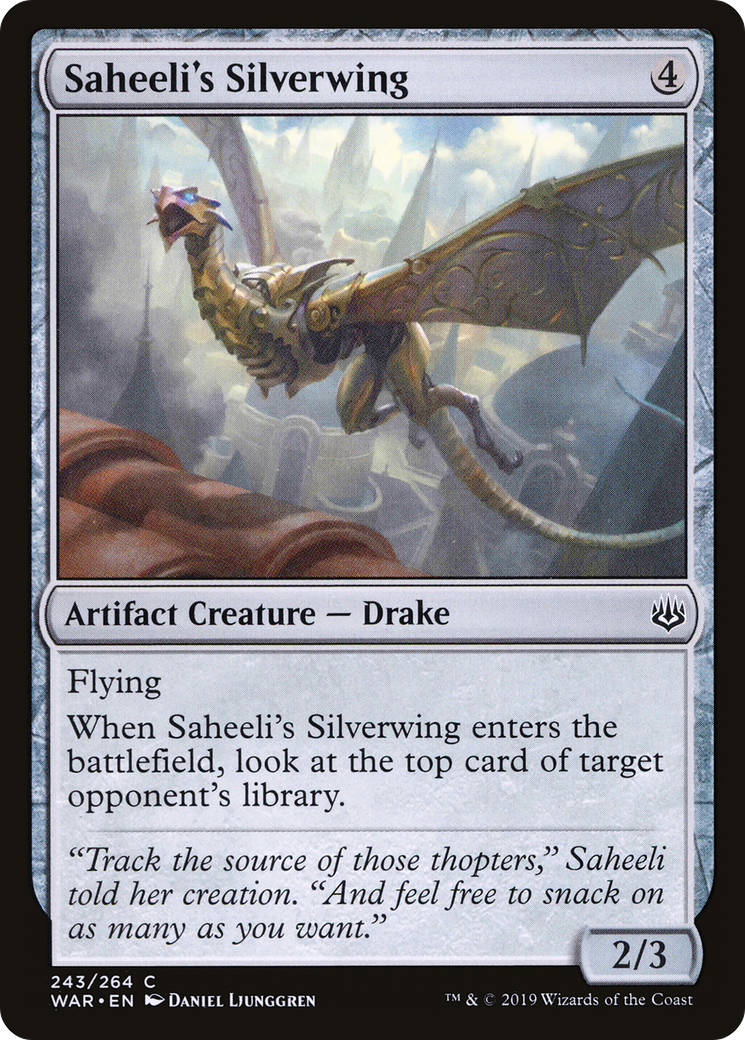 Saheeli's Silverwing [War of the Spark]-1