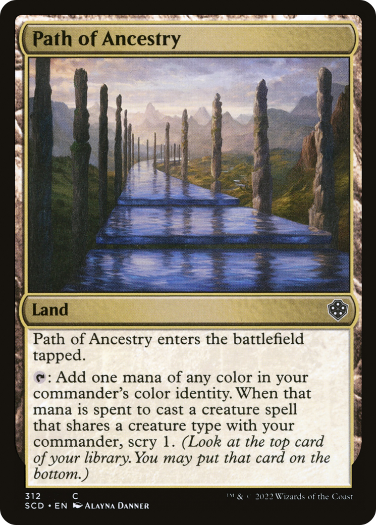 Path of Ancestry [Starter Commander Decks]-1