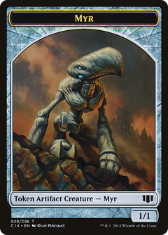 Myr // Pentavite Double-Sided Token [Commander 2014 Tokens]-3