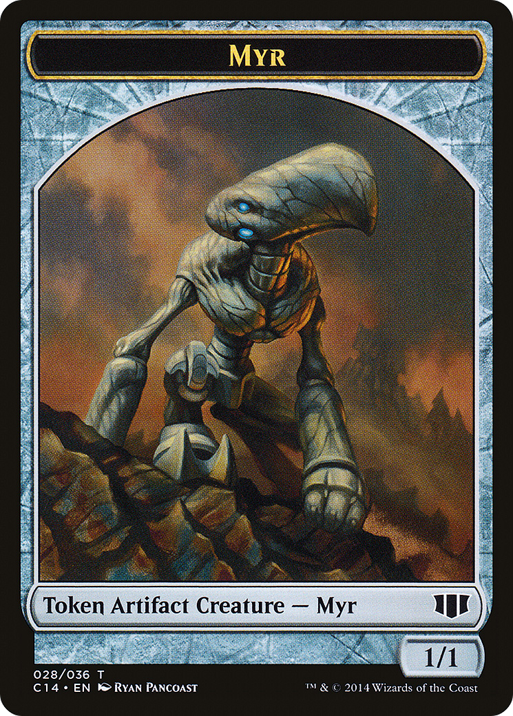 Myr // Pentavite Double-Sided Token [Commander 2014 Tokens]-3