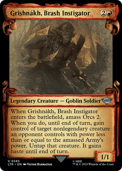 Grishnakh, Brash Instigator [The Lord of the Rings: Tales of Middle-Earth Showcase Scrolls]-1