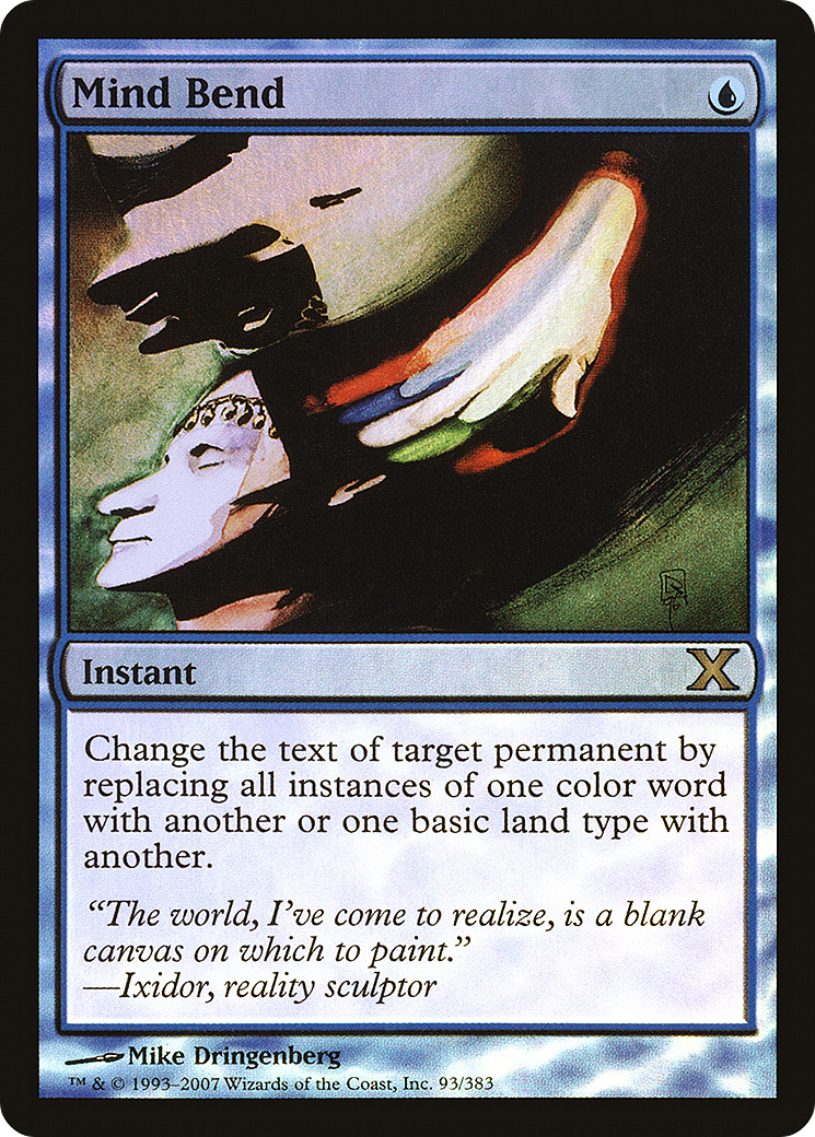 Mind Bend (10E-93★) - Tenth Edition Foil-1