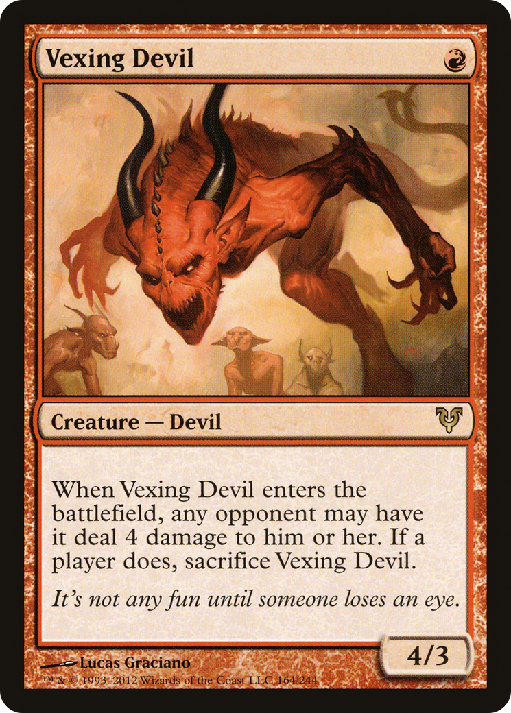 Vexing Devil (AVR-164) - Avacyn Restored Foil-1