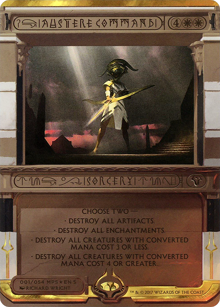 Austere Command (Invocation) [Amonkhet Invocations]-1