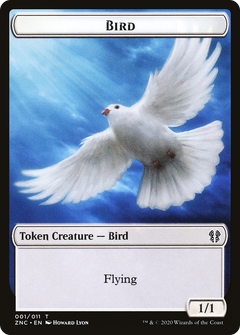 Bird (TZNC-001) - Zendikar Rising Commander Tokens-1