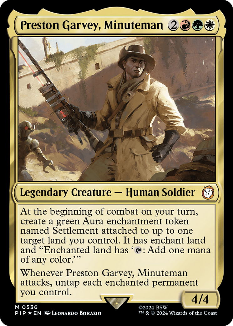 Preston Garvey, Minuteman (Surge Foil) [Fallout]-1
