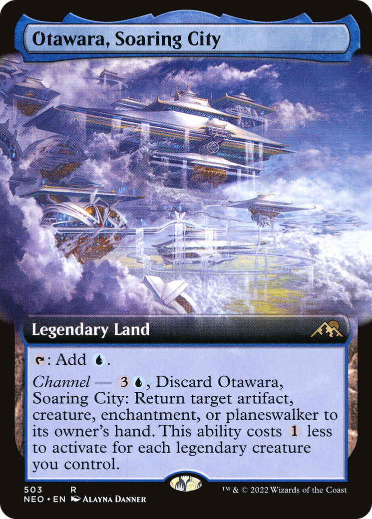 Otawara, Soaring City (Extended Art) [Kamigawa: Neon Dynasty]-1