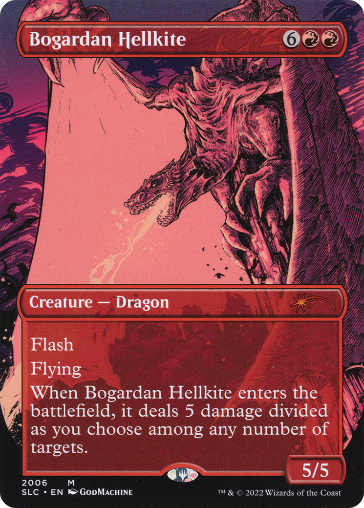 Bogardan Hellkite (Borderless) [Secret Lair Countdown Kit]-1