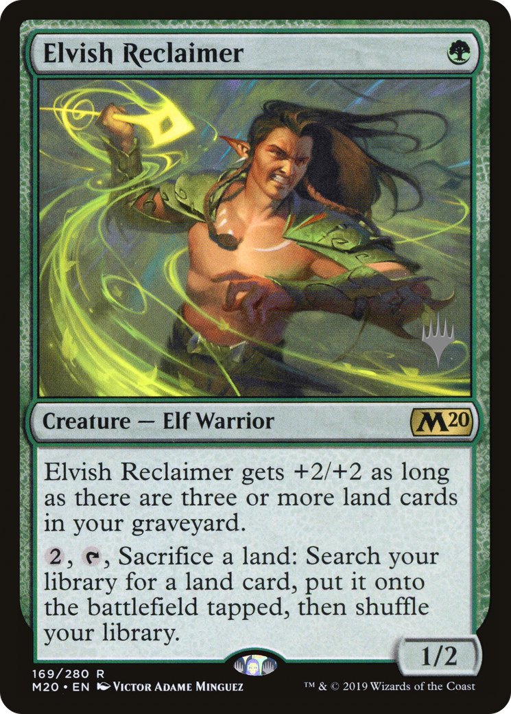 Elvish Reclaimer (Promo Pack) [Core Set 2020 Promos]-1