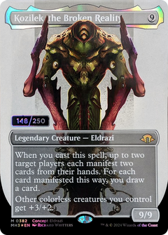 Kozilek, the Broken Reality (Borderless) (Serialized) [Modern Horizons 3]-1