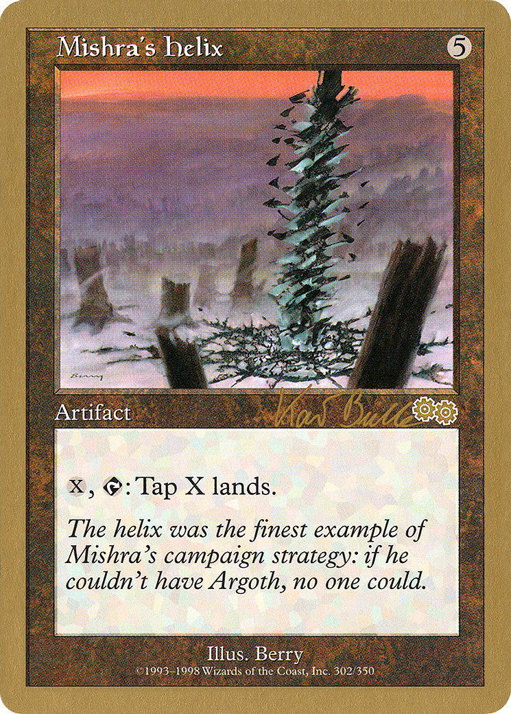 Mishra's Helix - 1999 Kai Budde (USG) (WCD-) - World Championship Decks 1999-1