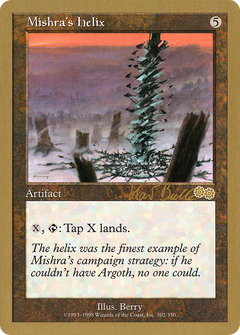 Mishra's Helix - 1999 Kai Budde (USG) (WCD-) - World Championship Decks 1999-1