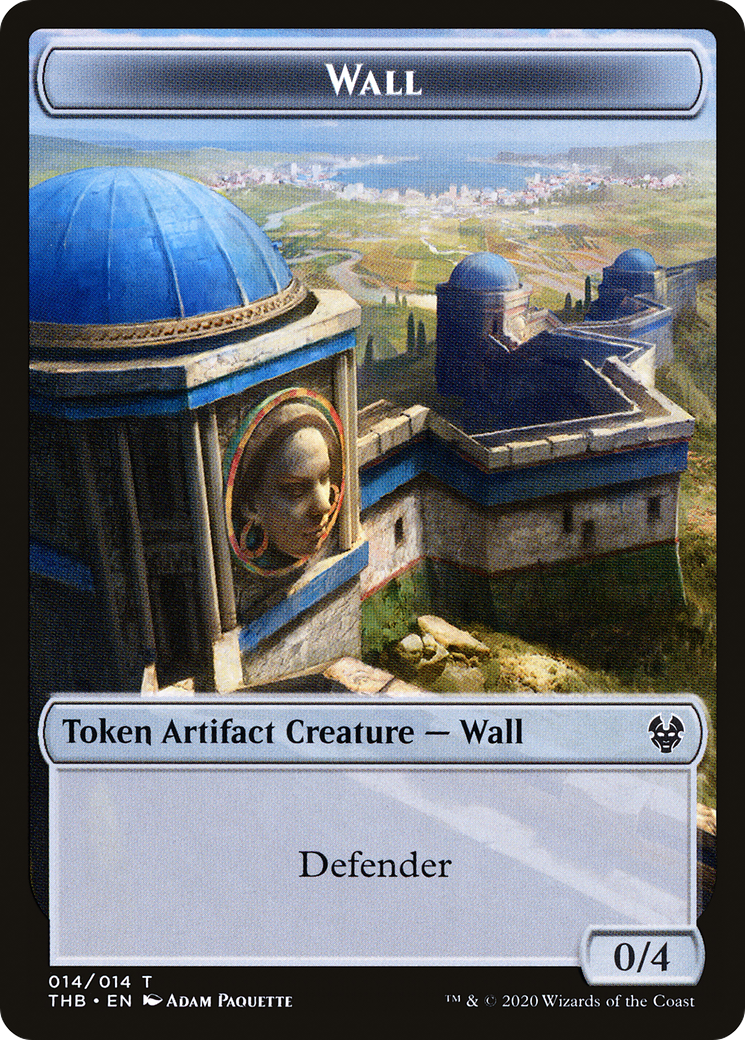 Wall Token (THB-014) - Theros Beyond Death Tokens Foil-1