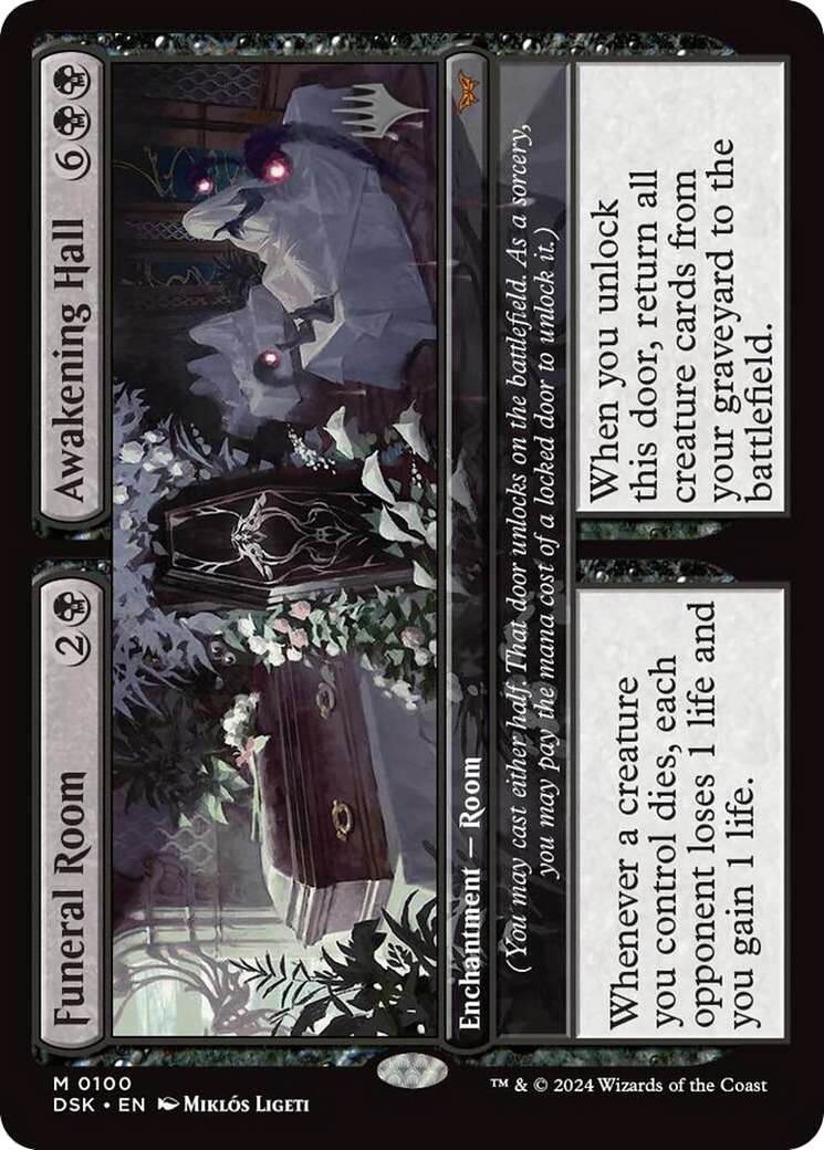 Funeral Room // Awakening Hall (Promo Pack) [Duskmourn: House of Horror Promos]-1