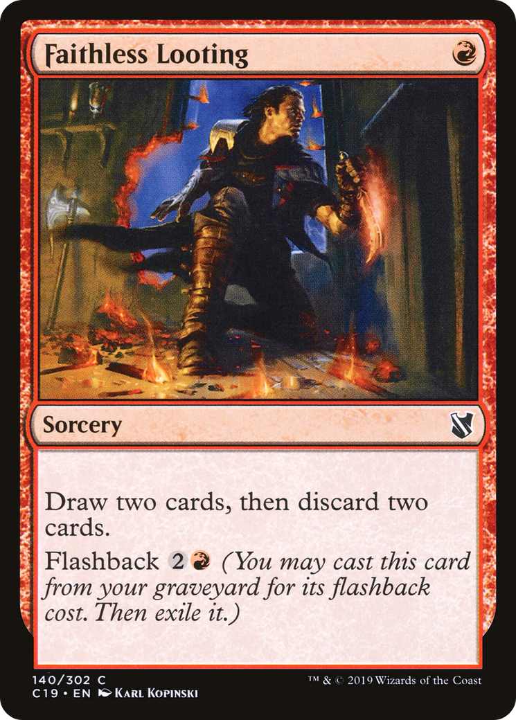 Faithless Looting [Commander 2019]-1