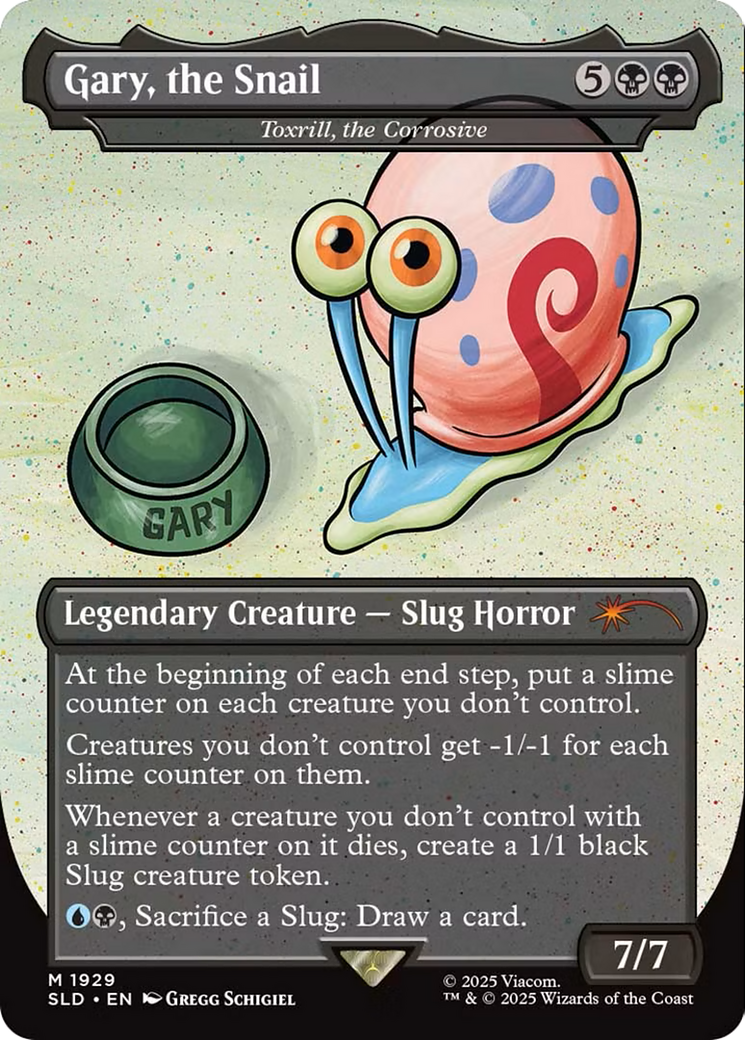 Gary, the Snail - Toxrill, the Corrosive [Secret Lair Drop Series]-1