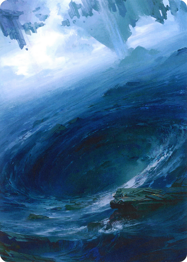 Island // Island (AZNR-012) - Zendikar Rising Art Series (Borderless) Foil-1