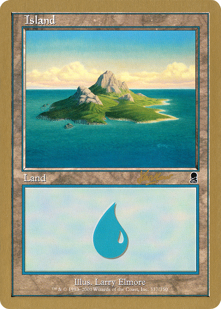 Island (337) - 2002 Sim Han How (ODY) (WCD-) - World Championship Decks 2002-1