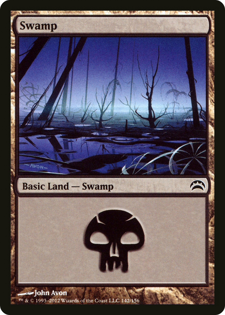 Swamp (142) [Planechase 2012]-1