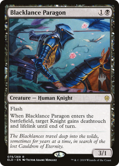 Blacklance Paragon (Promo Pack) [Throne of Eldraine Promos]-1