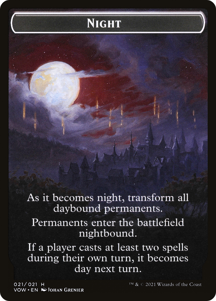 Day // Night (TVOW-021) - Innistrad: Crimson Vow Tokens-2