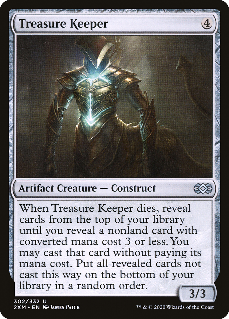Treasure Keeper (2XM-302) - Double Masters Foil-1