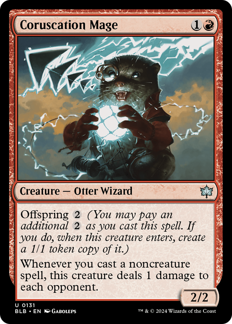 Coruscation Mage [Bloomburrow]-1