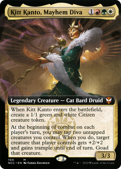 Kitt Kanto, Mayhem Diva (Extended Art) [Streets of New Capenna Commander]-1