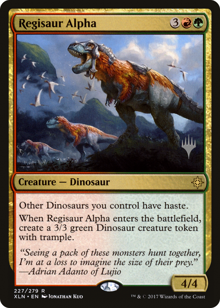 Regisaur Alpha (Promo Pack) [Ixalan Promos]-1