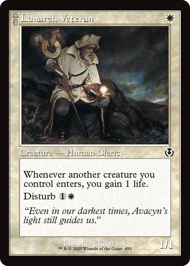 Lunarch Veteran // Luminous Phantom (Retro Frame) [Innistrad Remastered]-4