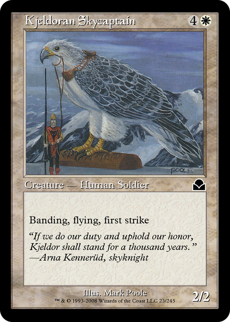 Kjeldoran Skycaptain (ME2-023) - Masters Edition II-1