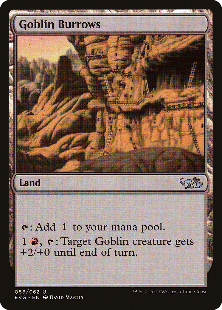 Goblin Burrows (Elves vs. Goblins) [Duel Decks Anthology]-1