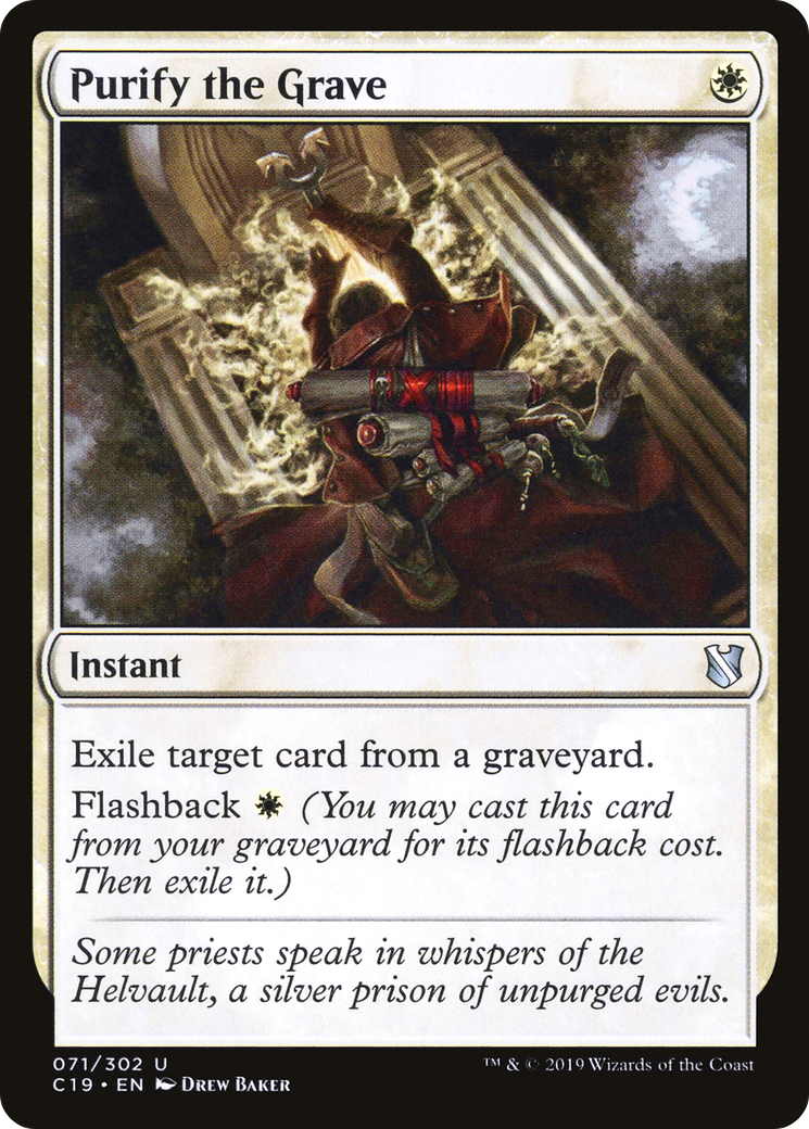 Purify the Grave [Commander 2019]-1
