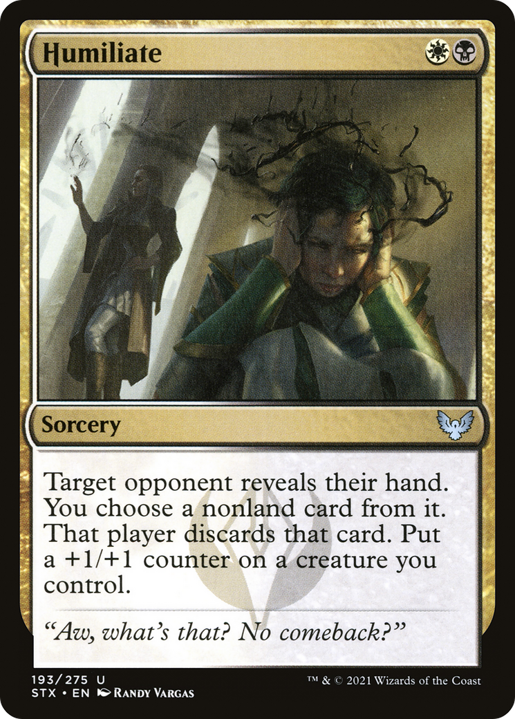 Humiliate [Strixhaven: School of Mages]-1