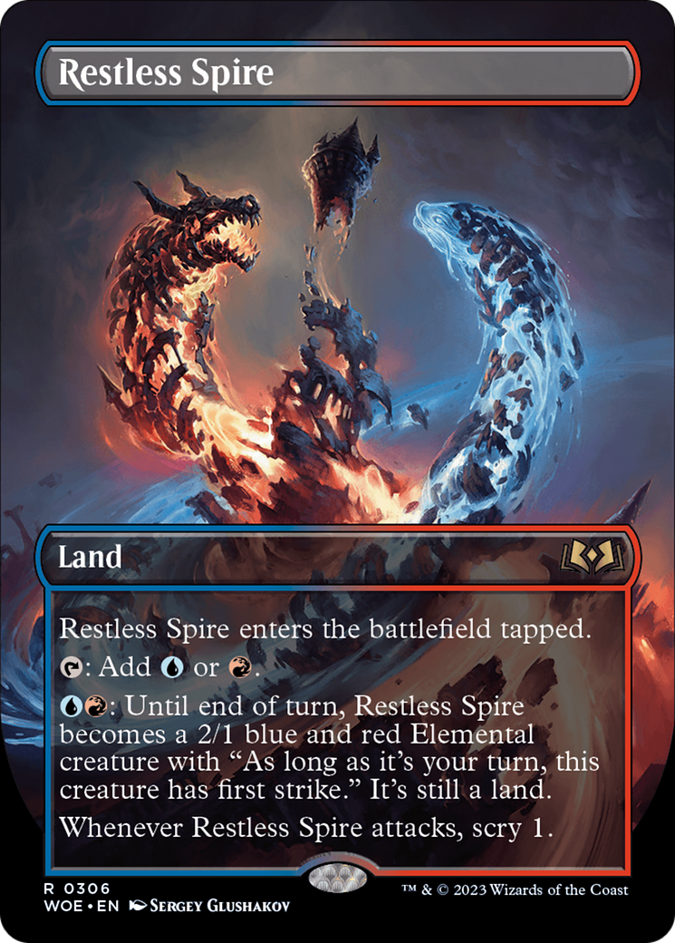 Restless Spire (Borderless) [Wilds of Eldraine]-1