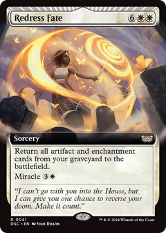 Redress Fate (Extended Art) [Duskmourn: House of Horror Commander]-1