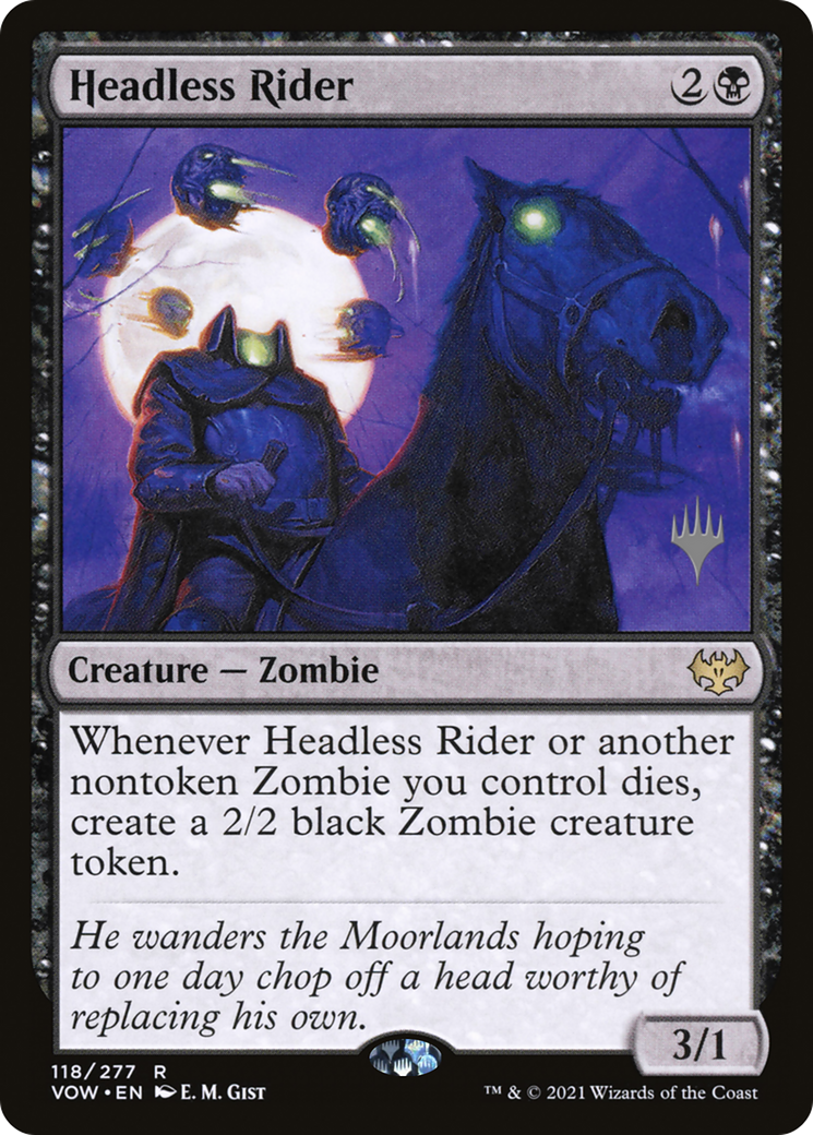 Headless Rider (Promo Pack) [Innistrad: Crimson Vow Promos]-1