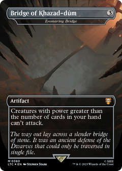 Bridge of Khazad-dum - Ensnaring Bridge (Surge Foil Realms and Relics) [The Lord of the Rings: Tales of Middle-Earth Commander]-1