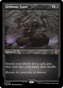 Demonic Tutor (Foil Etched) [Commander Masters]-1