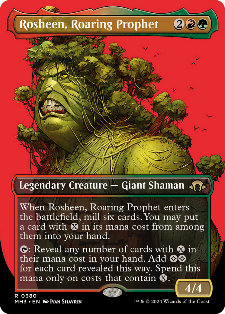 Rosheen, Roaring Prophet (Borderless) [Modern Horizons 3]-1