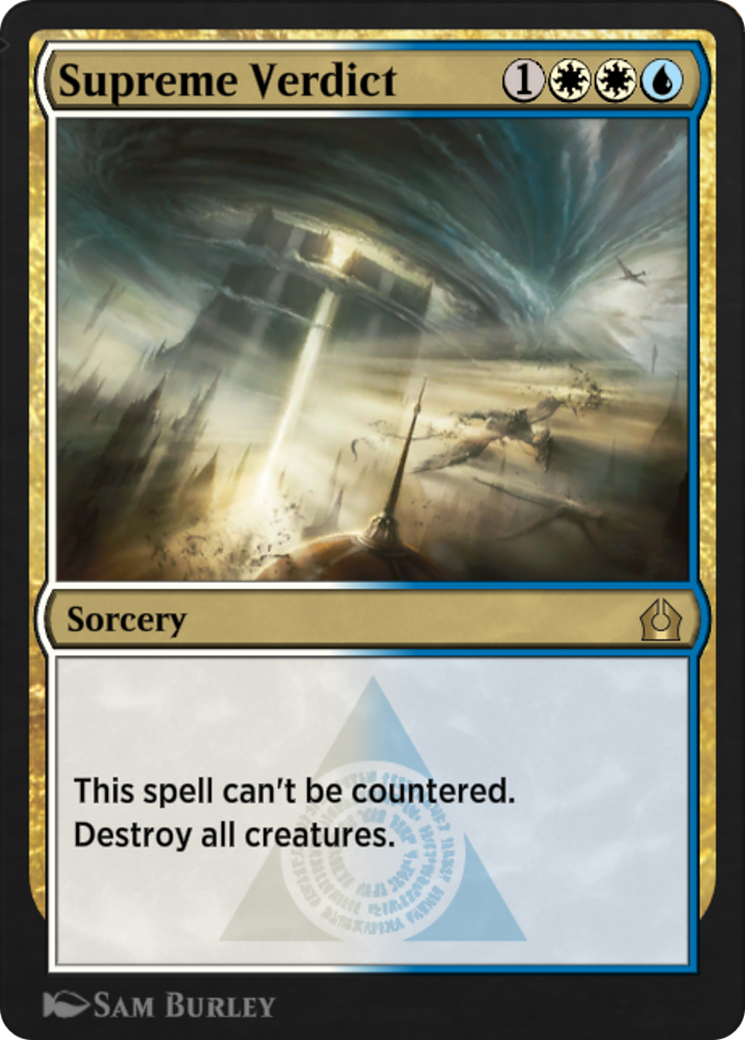 Supreme Verdict (EA1-018) - Explorer Anthology 1-1