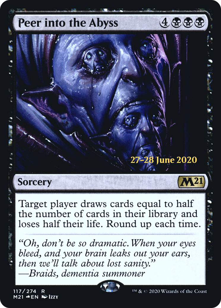 Peer into the Abyss [Core Set 2021 Prerelease Promos]-1
