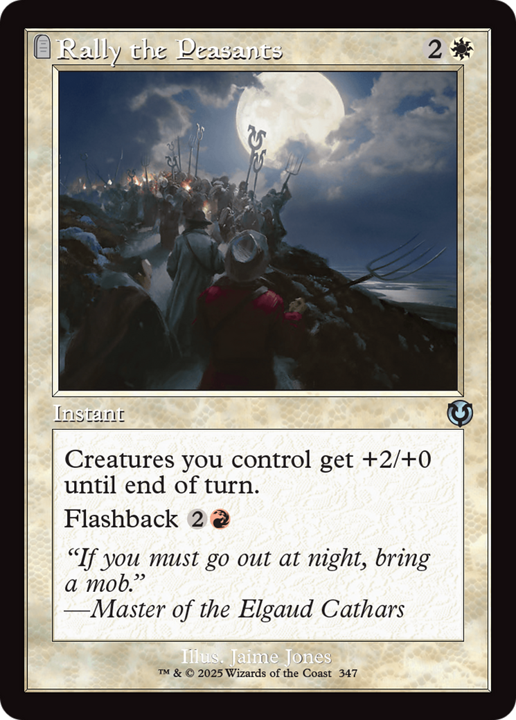 Rally the Peasants (Retro Frame) [Innistrad Remastered]-1