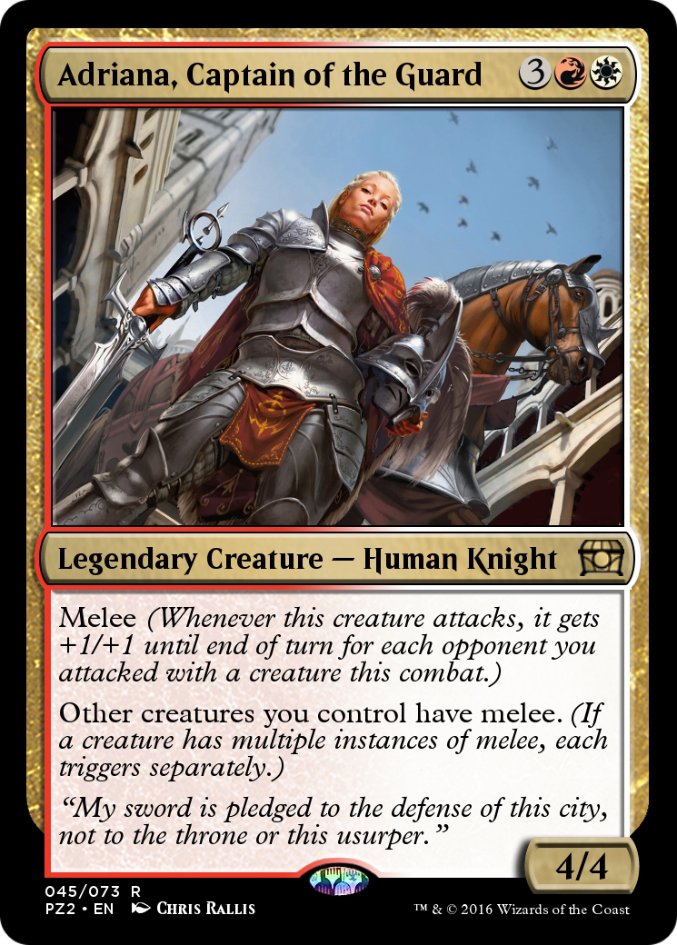 Adriana, Captain of the Guard (PZ2-045) - Treasure Chest-1