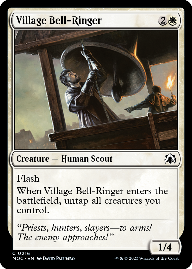 Village Bell-Ringer [March of the Machine Commander]-1